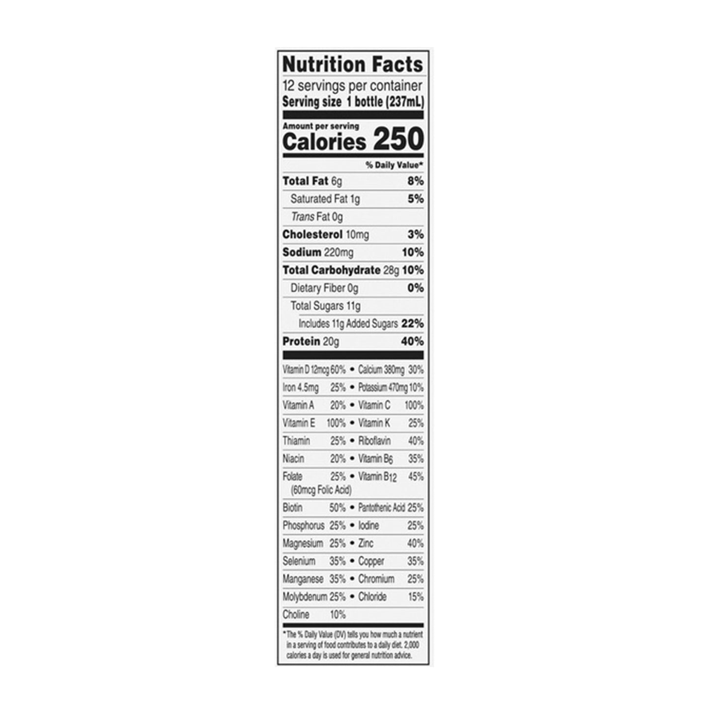 Boost® High Protein Vanilla Balanced Nutritional Drink, 8-ounce bottle
