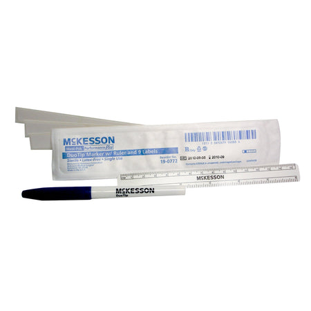 McKesson 19-0772 Medi-Pak Performance Plus Fine/Regular Tip Surgical Skin Marker