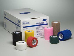 Hartmann 45300000 Co-Lastic Self-adherent Closure Cohesive Bandage, 3 Inch x 5 Yard