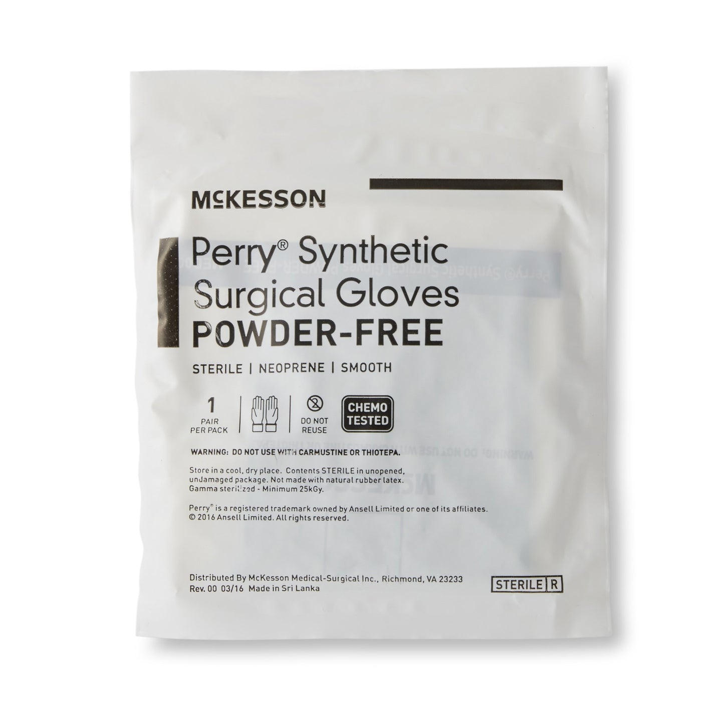 McKesson Perry® Performance Plus Polychloroprene Surgical Glove, Size 6, Green