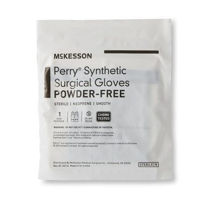 McKesson Perry® Performance Plus Polychloroprene Surgical Glove, Size 6, Green