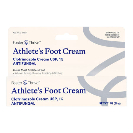 McKesson 1238973 Foster & Thrive 1% Clotrimazole Athlete's Foot Cream