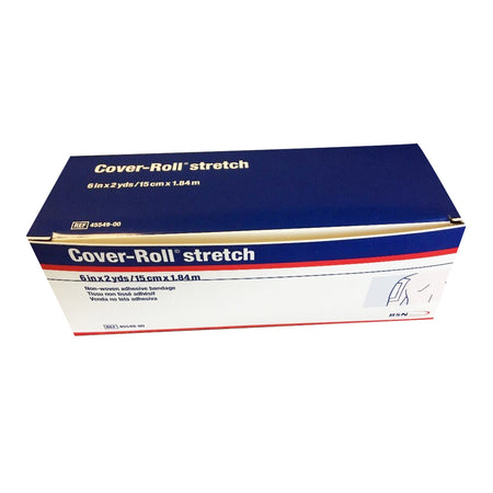 BSN 45549 Cover-Roll Stretch Dressing Retention Tape with Liner, 6 Inch x 2 Yard