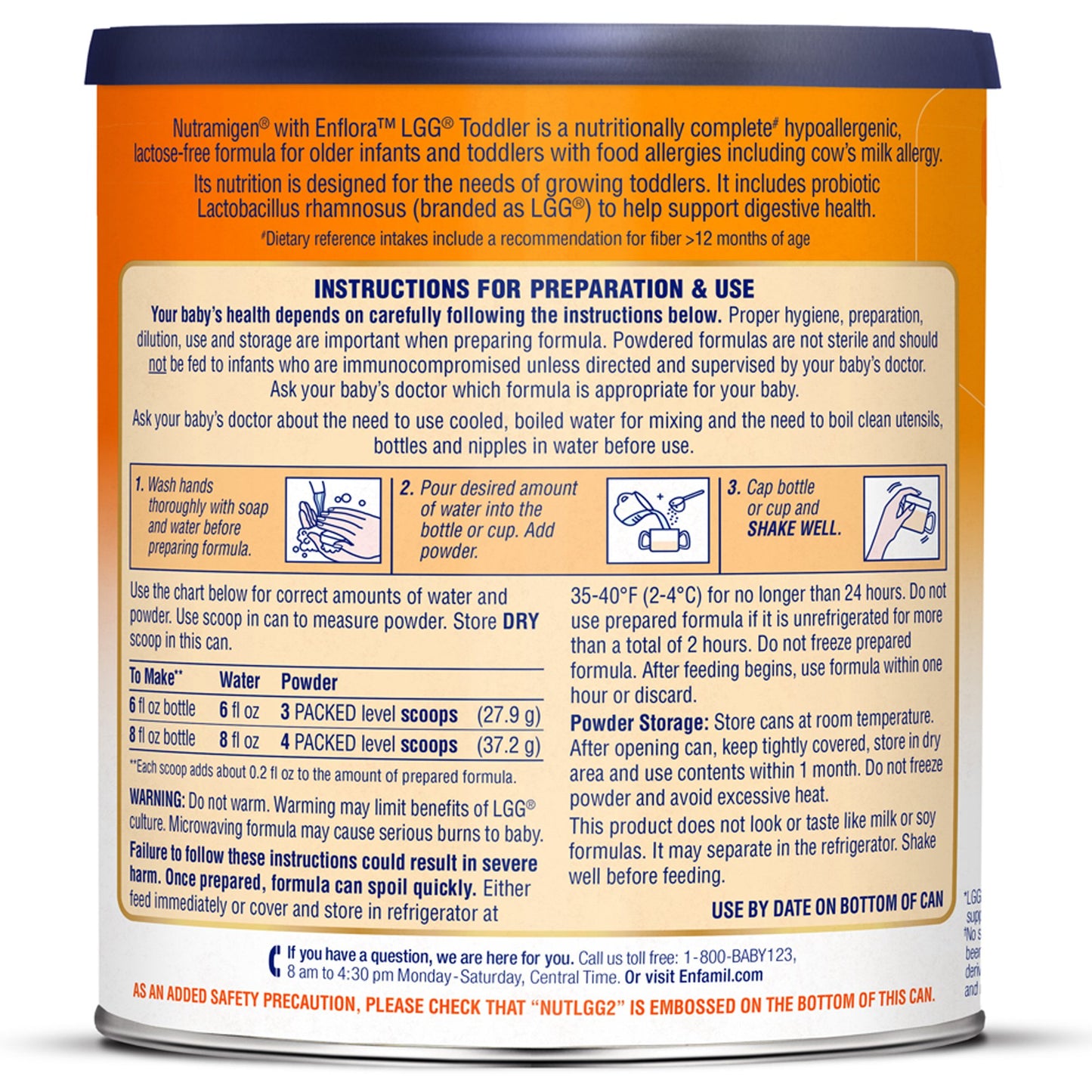 Enfamil® Nutramigen™ with Enflora LGG® Toddler Formula, 12.6-ounce can