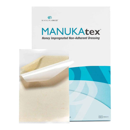 Manukamed MM0010 MANUKAtex Honey Impregnated Wound Dressing, 4 x 5 Inch