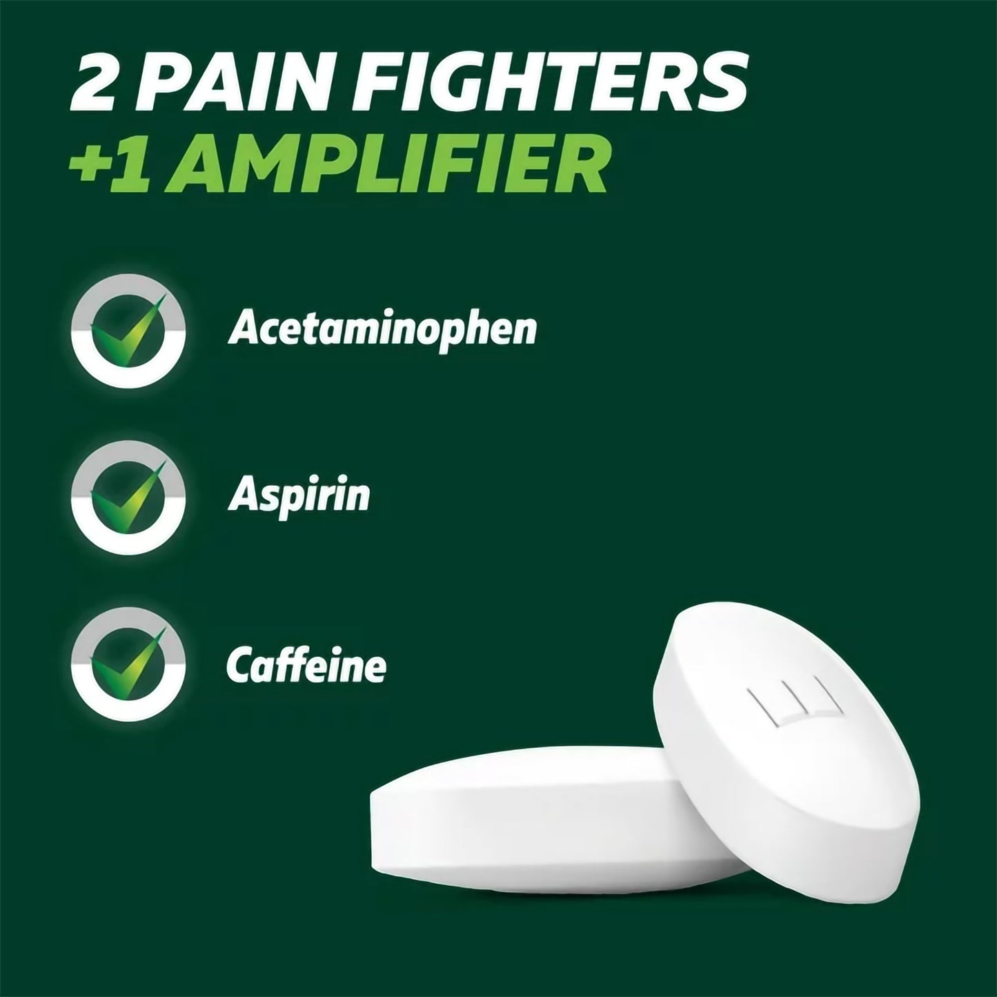 Pain Relief Excedrin® Extra Strength 250 mg - 250 mg - 65 mg Strength Acetaminophen / Aspirin / Caffeine Capsule 100 per Bottle