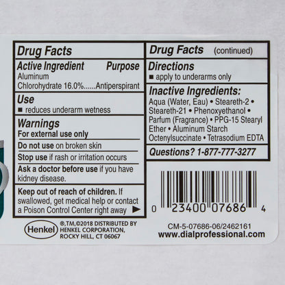 Dial® Antiperspirant / Deodorant, 1.5 oz Roll-On