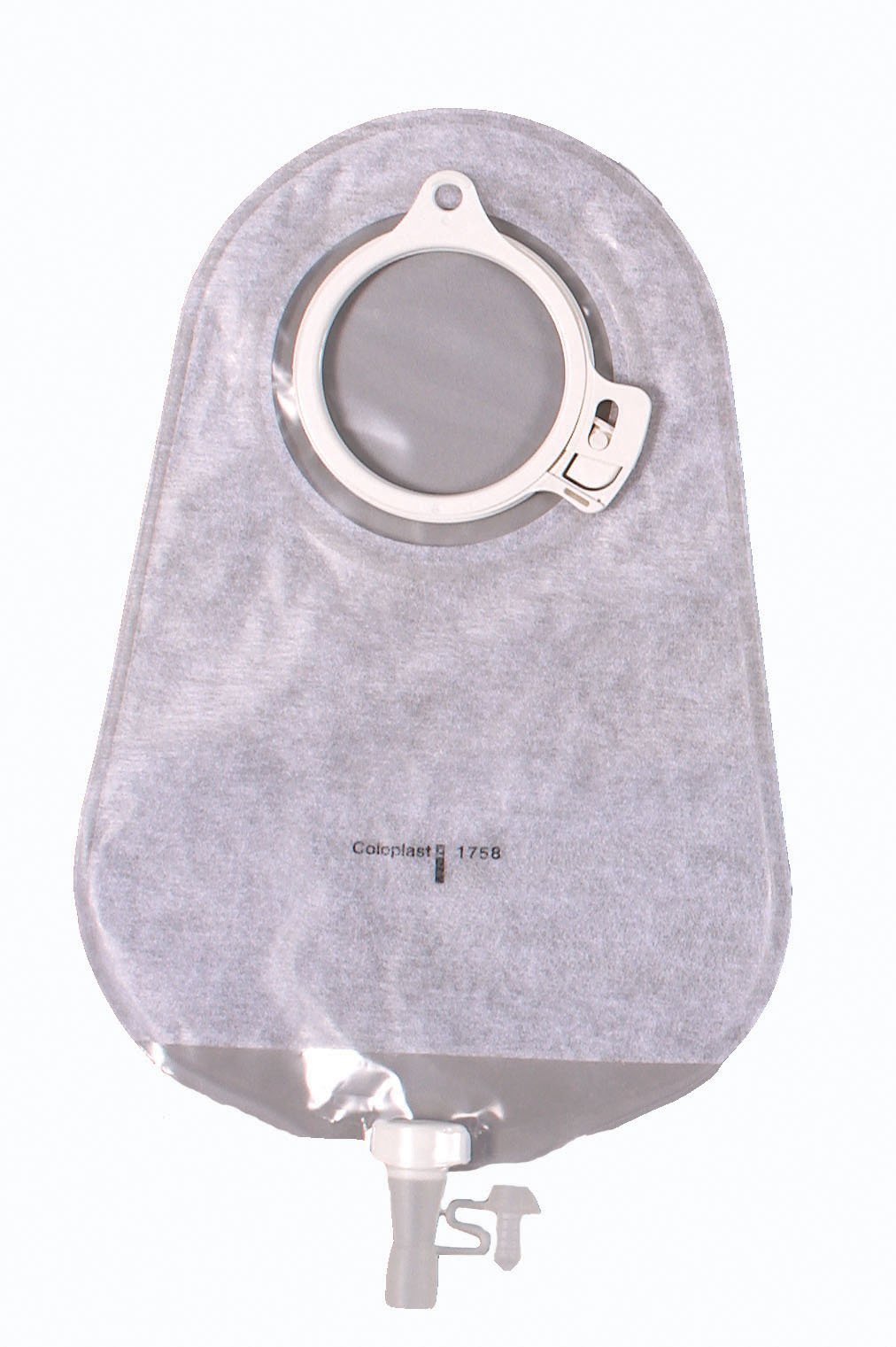 Assura® 2-Piece Transparent Urostomy Pouch, Green Match