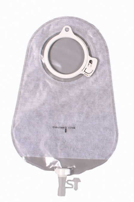 Coloplast 1751 Assura 2-Piece Transparent Urostomy Pouch, Green Match