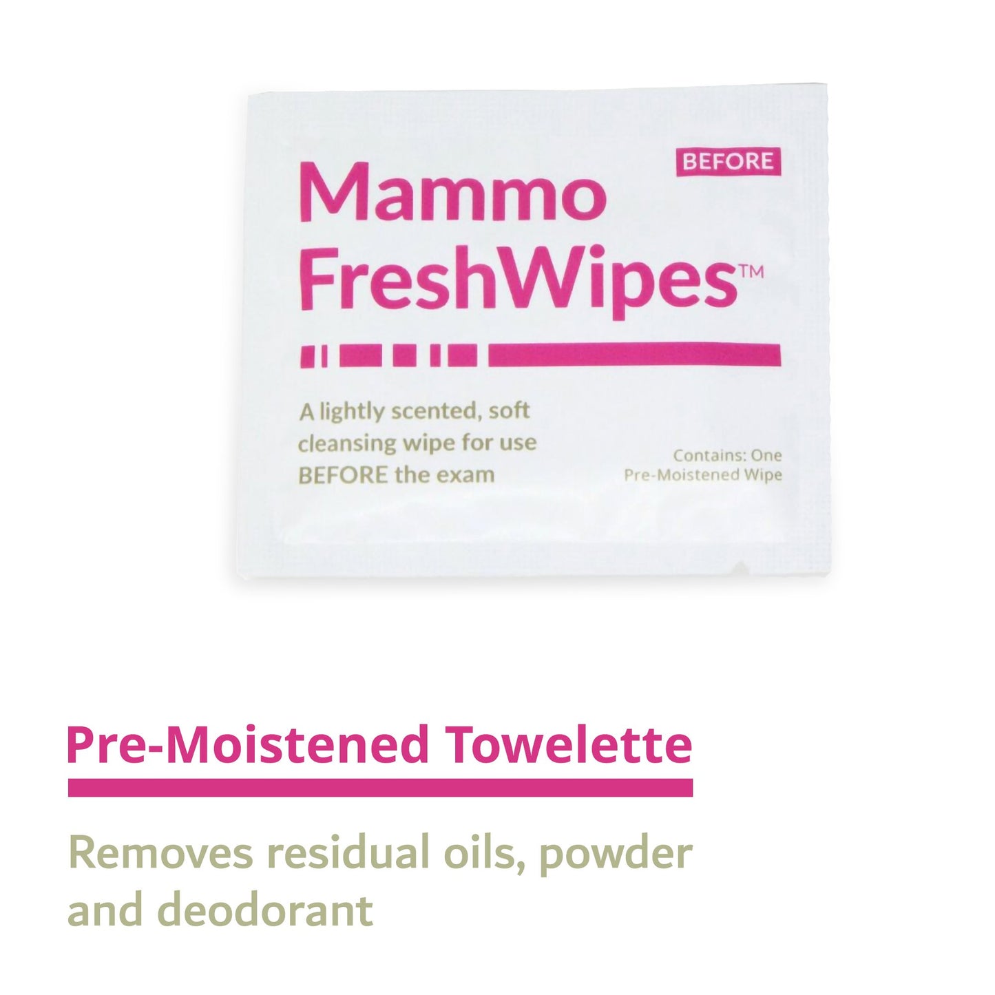 Mammo Freshwipes™ Mammography Cleansing Towelette