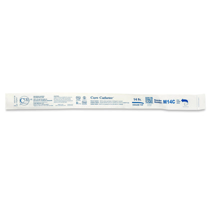 Cure Catheter™ Male Intermittent Catheter, 14 Fr., Coude M14C
