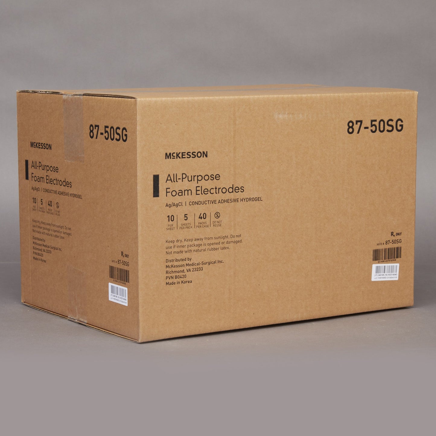 McKesson All Purpose Foam ECG Snap Electrode