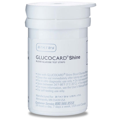 Glucocard® Shine Blood Glucose Test Strip for use with Monitoring Meter