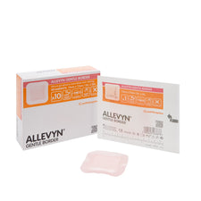 Smith & Nephew 66800276 Allevyn Gentle Border Silicone Foam Dressing, 3 x 3 Inch