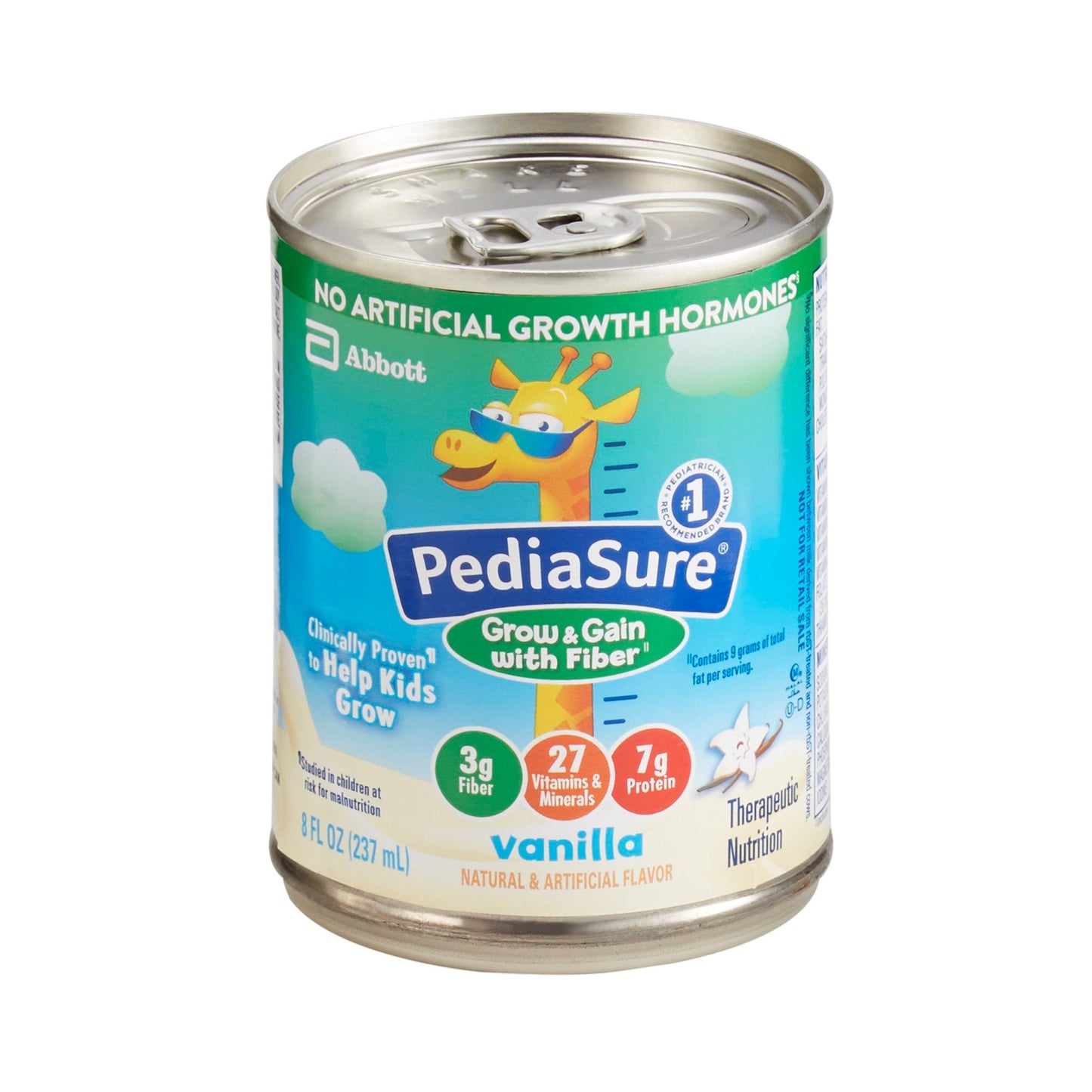 PediaSure® Grow & Gain with Fiber Therapeutic Nutrition, Vanilla, 8-ounce can