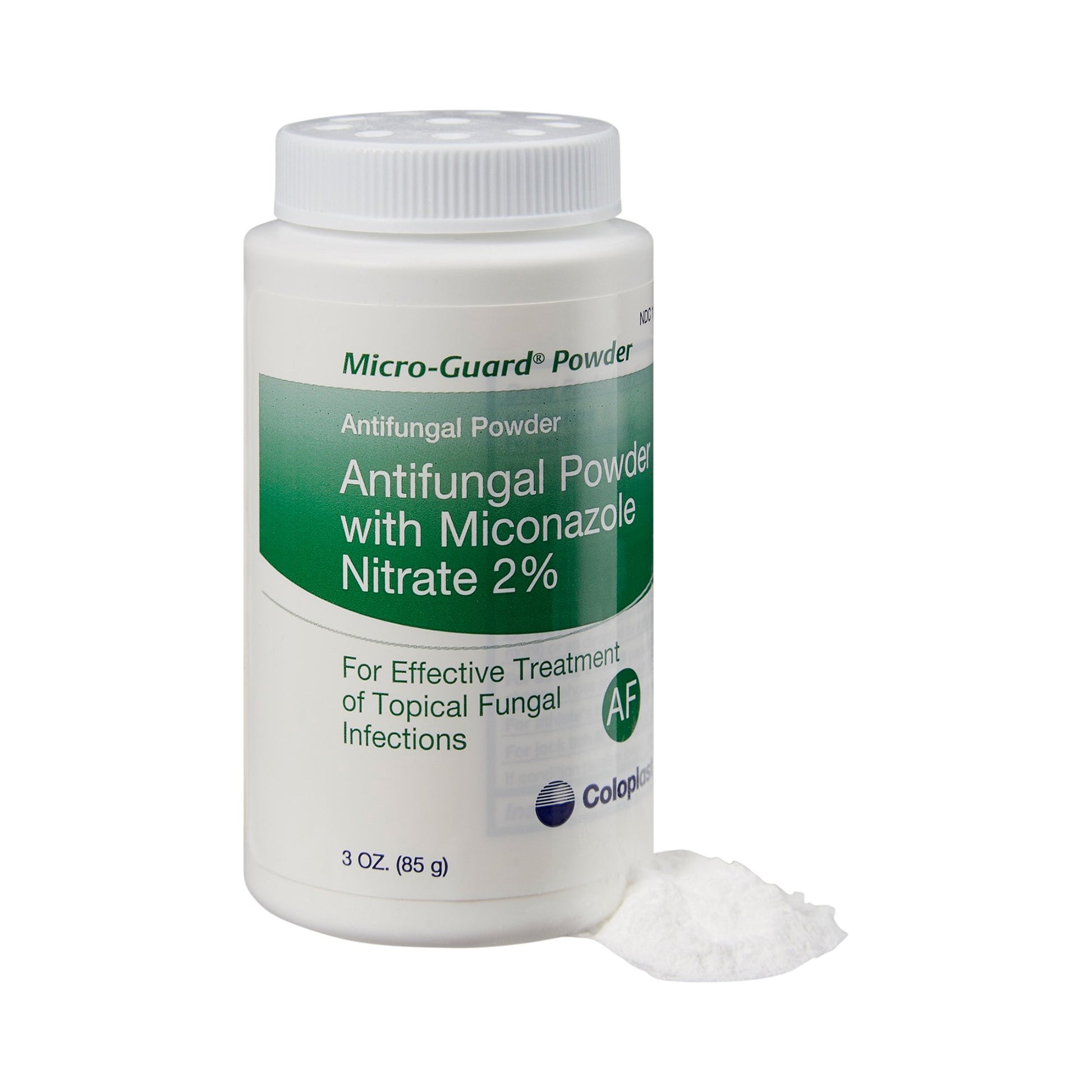 In-stock Coloplast 1337 Micro-Guard 2% miconazole nitrate powder ready for same-day pickup at Lexicon Medical Supply in Tucson, AZ.