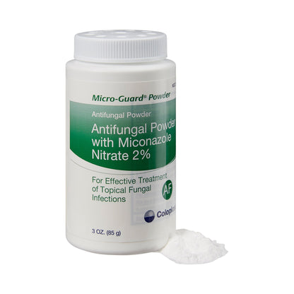 In-stock Coloplast 1337 Micro-Guard 2% miconazole nitrate powder ready for same-day pickup at Lexicon Medical Supply in Tucson, AZ.