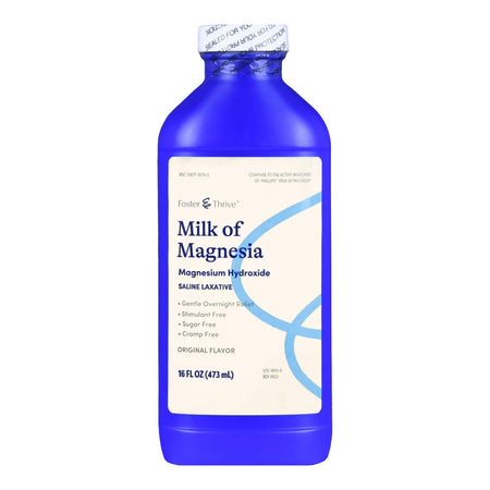 McKesson 70677107402 Foster & Thrive Milk of Magnesia Magnesium Hydroxide Liquid Original