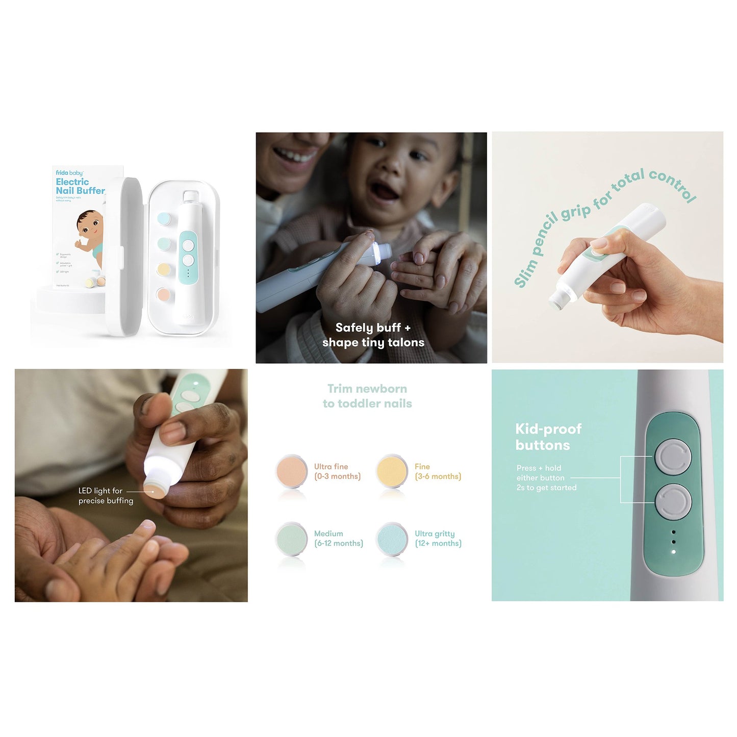 Electric Nail Buffer Kit frida baby