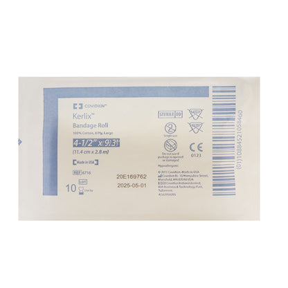 Kerlix™ Sterile Fluff Bandage Roll, 4-1/2 Inch x 3-1/10 Yard, 8-Ply