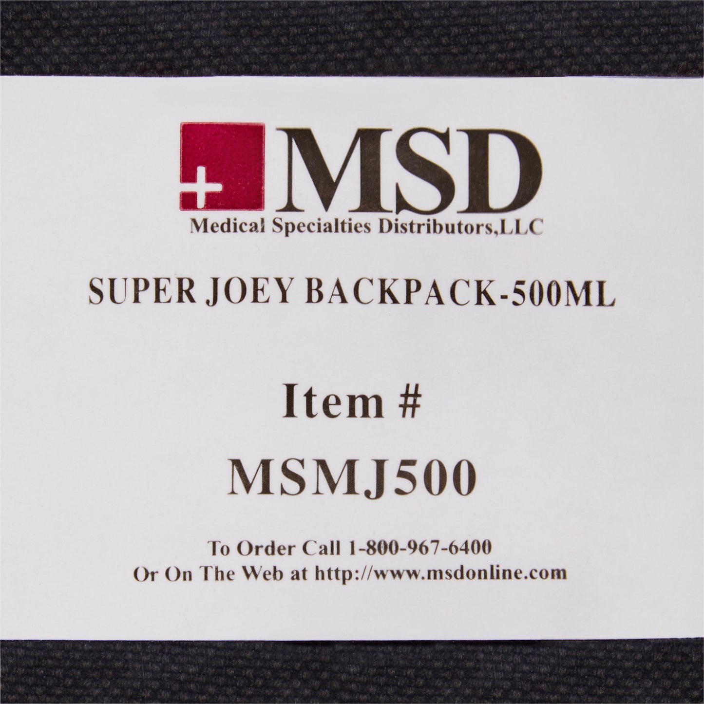 McKesson Feeding Pump Backpack for 500mL Kangaroo™ Joey Enteral Feeding Pump