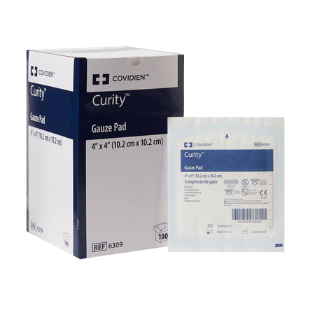 Cardinal 6309 Curity Sterile Gauze Sponge, 4 x 4 Inch, 12-Ply