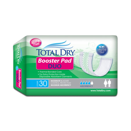Secure Personal Care BH98102 TotalDry Duo Maximum Absorbency Incontinence Booster Pad