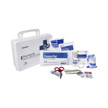 McKesson 30323 25-Person First Aid Kit, 2.375 x 6.31 x 9 Inch
