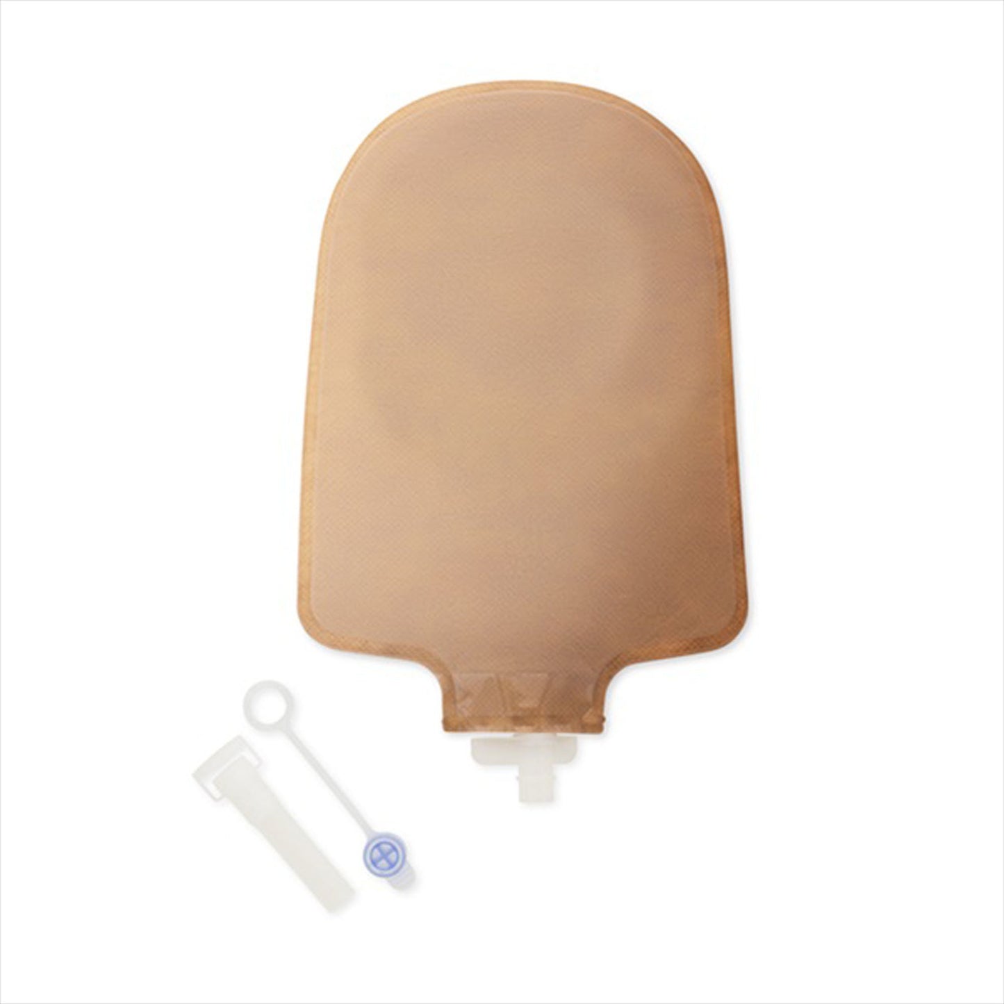 Premier™ 8492 One-Piece Beige Urostomy Pouch, Pre-cut to Fit 19 mm Stomas