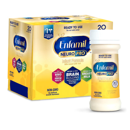 Mead Johnson 171601 Infant Formula Enfamil NeuroPro Unflavored 2 oz. Nursette Bottle Liquid Iron