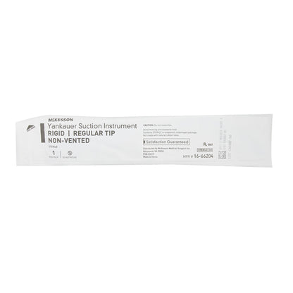 McKesson Yankauer Style Suction Tube Handle, Rigid Angled Type
