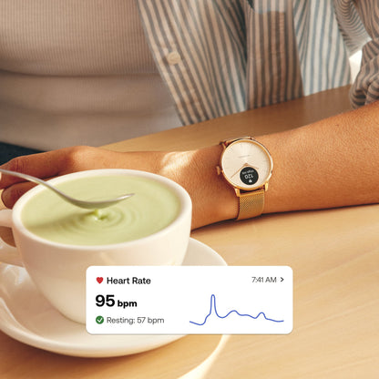 Withings ScanWatch Light Smart Watch, 37mm, Sand