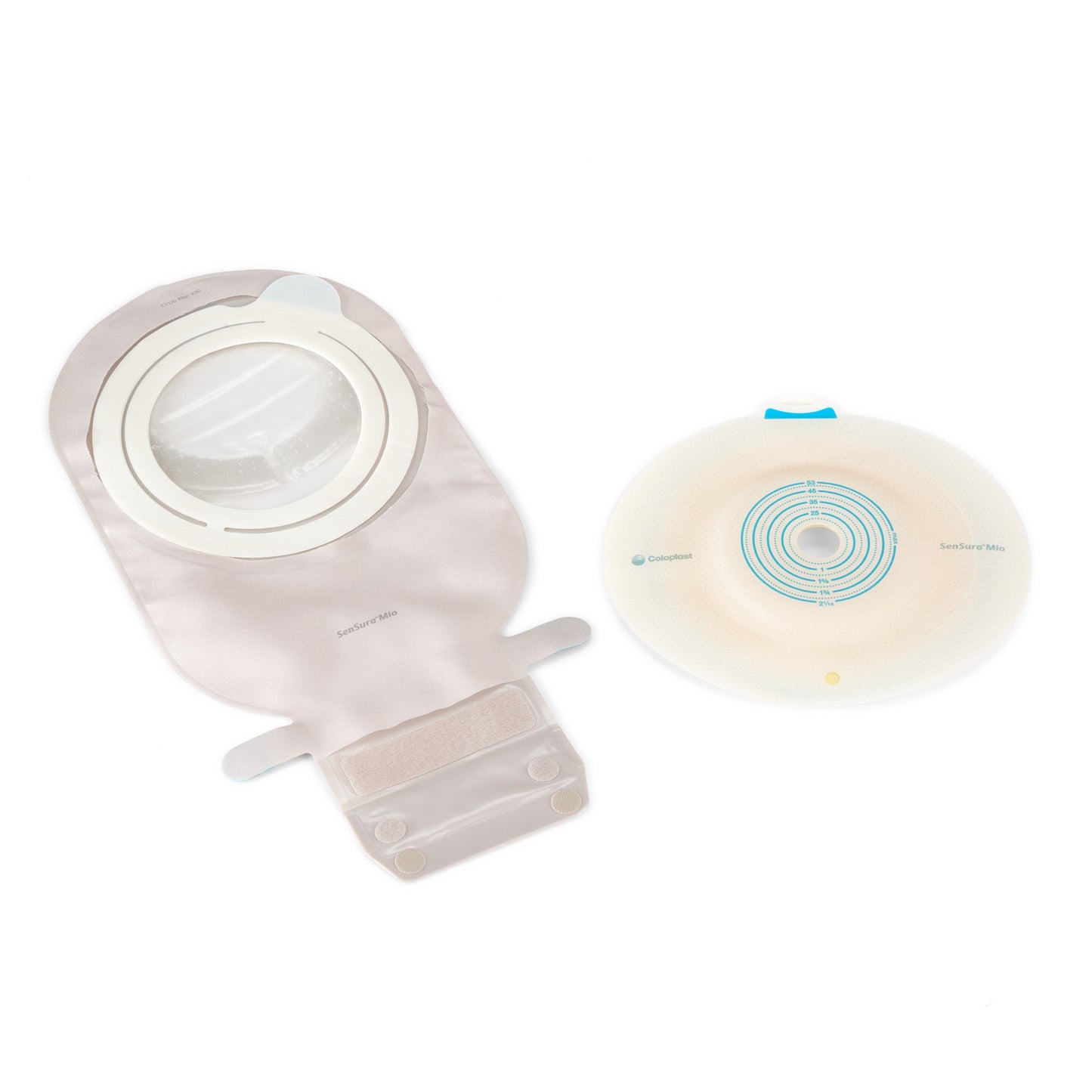 Ostomy Pouch SenSura® Micro Two-Piece System Convex Light Drainable