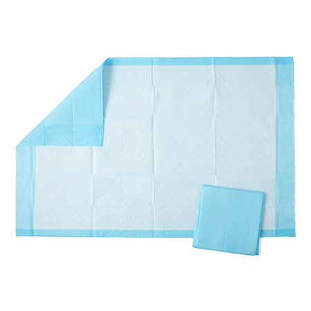 Medline MSC281232 Protection Plus Disposable Underpad, 23 x 36 Inch, Light Absorbency