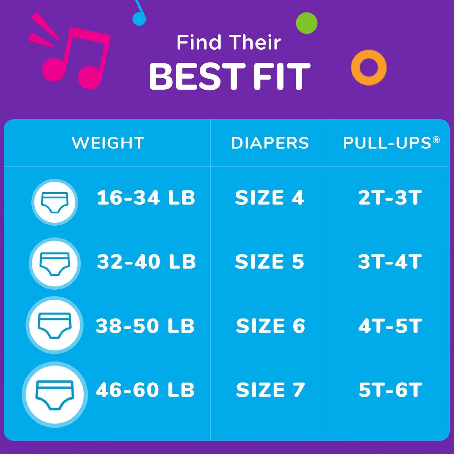 Pull-Ups® Learning Designs® for Boys Training Pants, 4T to 5T