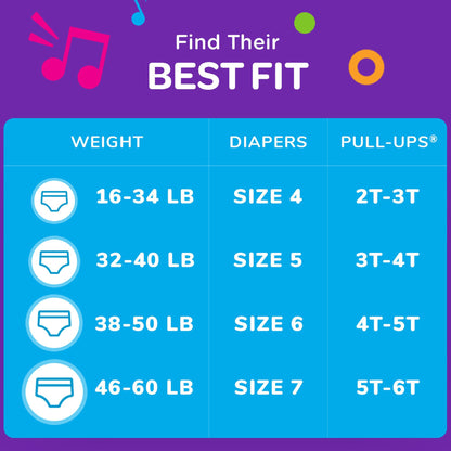 Pull-Ups® Learning Designs® for Boys Training Pants, 4T to 5T