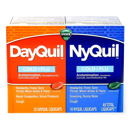 Procter & Gamble 32390001452 Vicks DayQuil/NyQuil Cold & Flu LiquiCaps