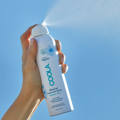 Sunscreen COOLA® Mineral Body SPF 30 Liquid 5 oz. Aerosol Can