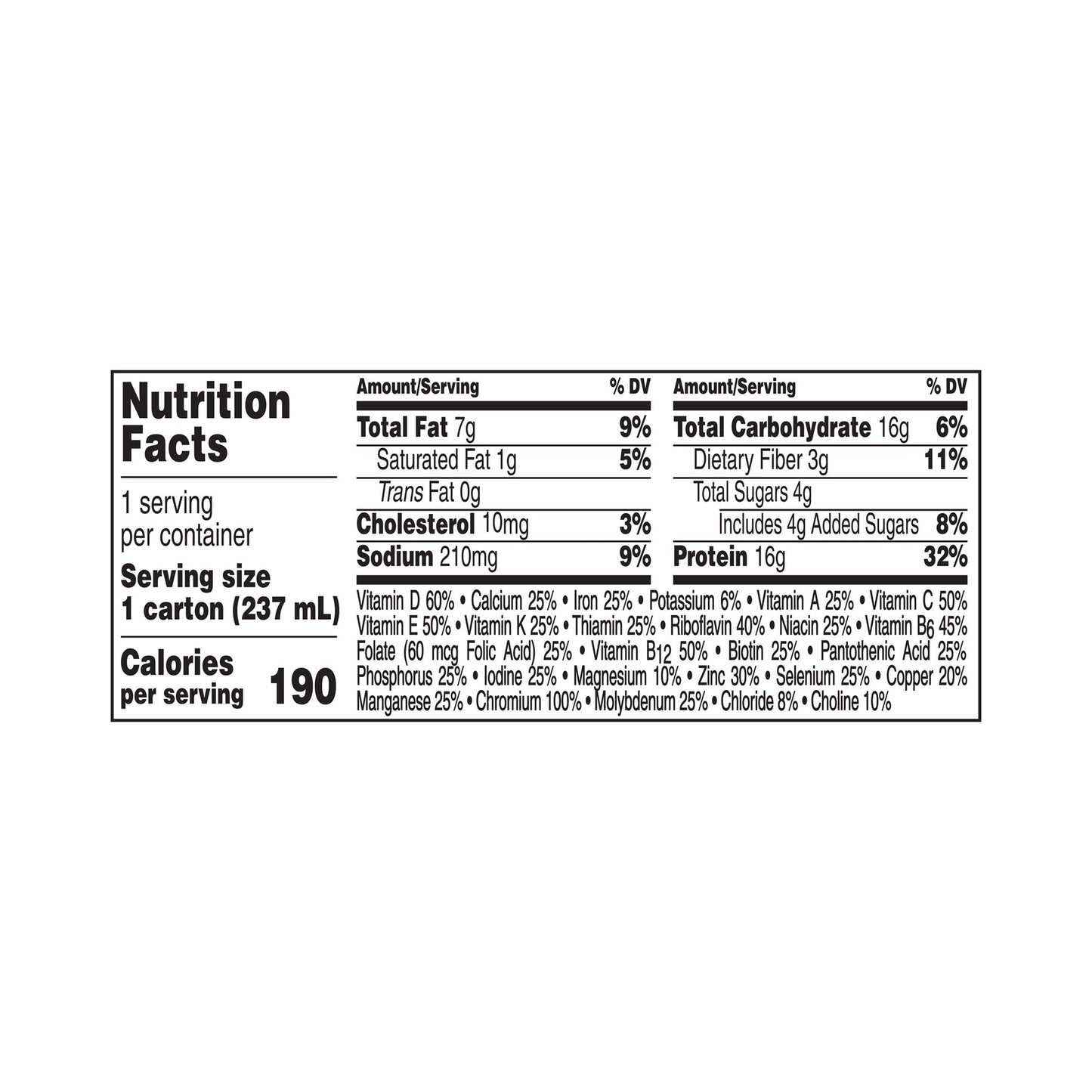 Boost® Glucose Control Chocolate Balanced Nutritional Drink, 8-ounce carton