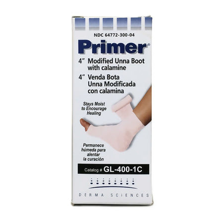 Gentell GL4001C Primer Unna Boot with Calamine / Zinc Oxide, 4 Inch x 10 Yard