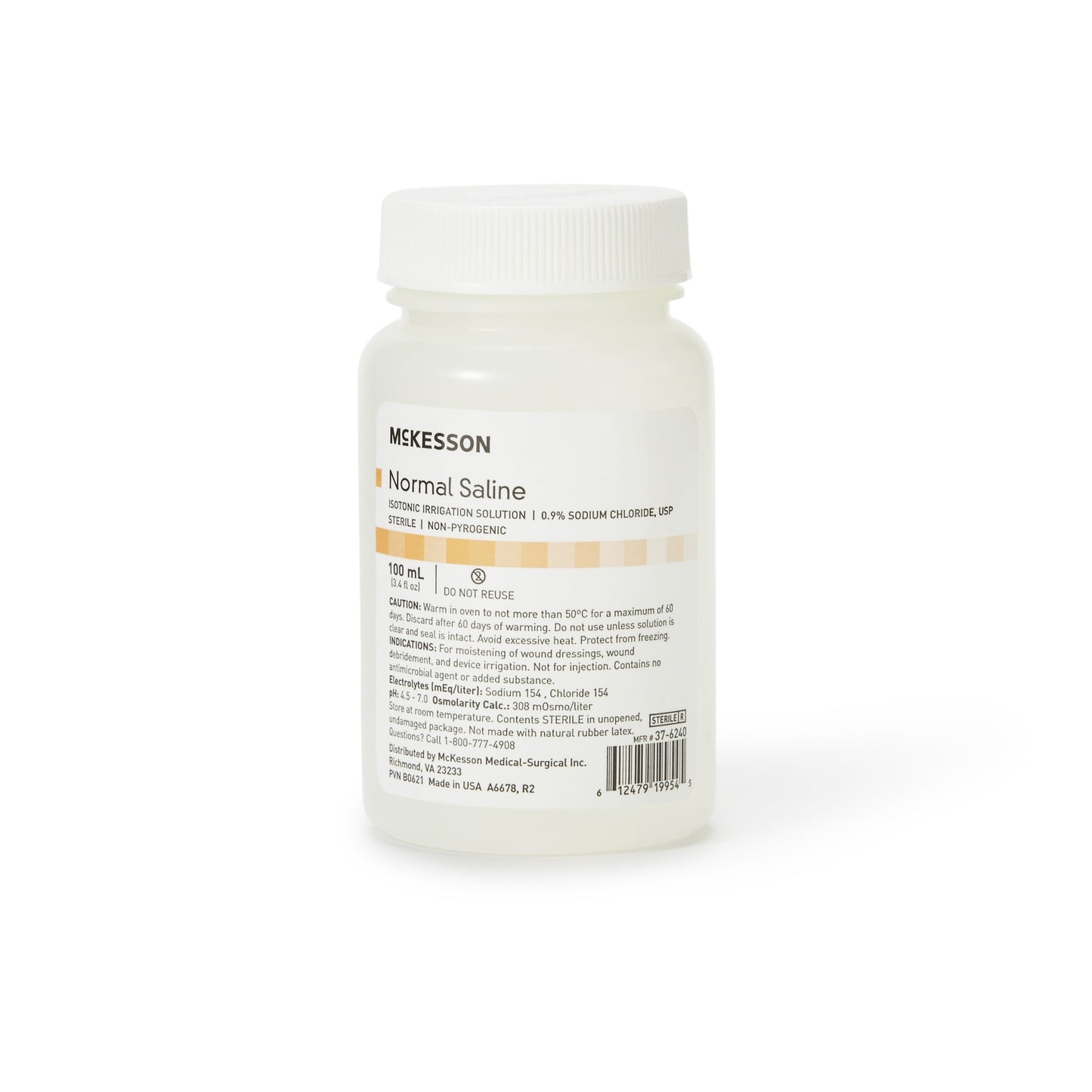 McKesson Saline Irrigation Solution, 100 mL Bottle by McKesson Brand product image