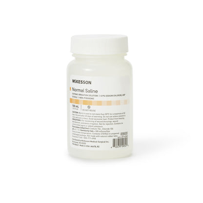 McKesson Saline Irrigation Solution, 100 mL Bottle by McKesson Brand product image