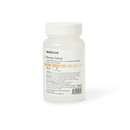 McKesson Saline Irrigation Solution, 100 mL Bottle by McKesson Brand product image