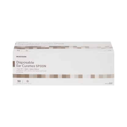 McKesson Ear Curette, 2 mm, Cup Tip