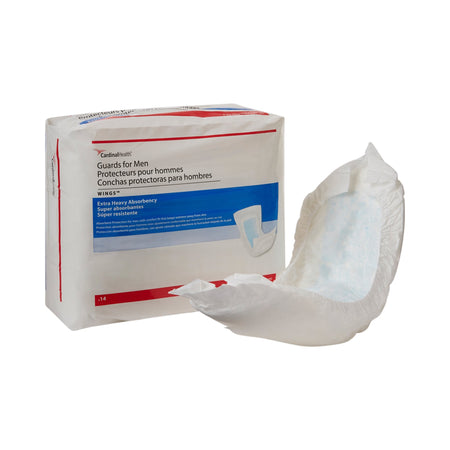 Cardinal 23246A Sure Care Bladder Control Pads for Men, Heavy Absorbency, 6.5 x 13 Inch