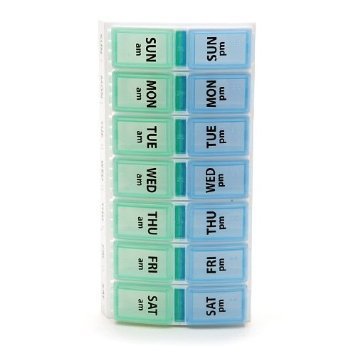 Apothecary Products 67010 7 Day Two-Dose Pill Organizer
