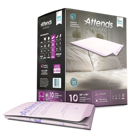Attends ALI-UP3036 Premier Underpad, 30 x 36 Inches
