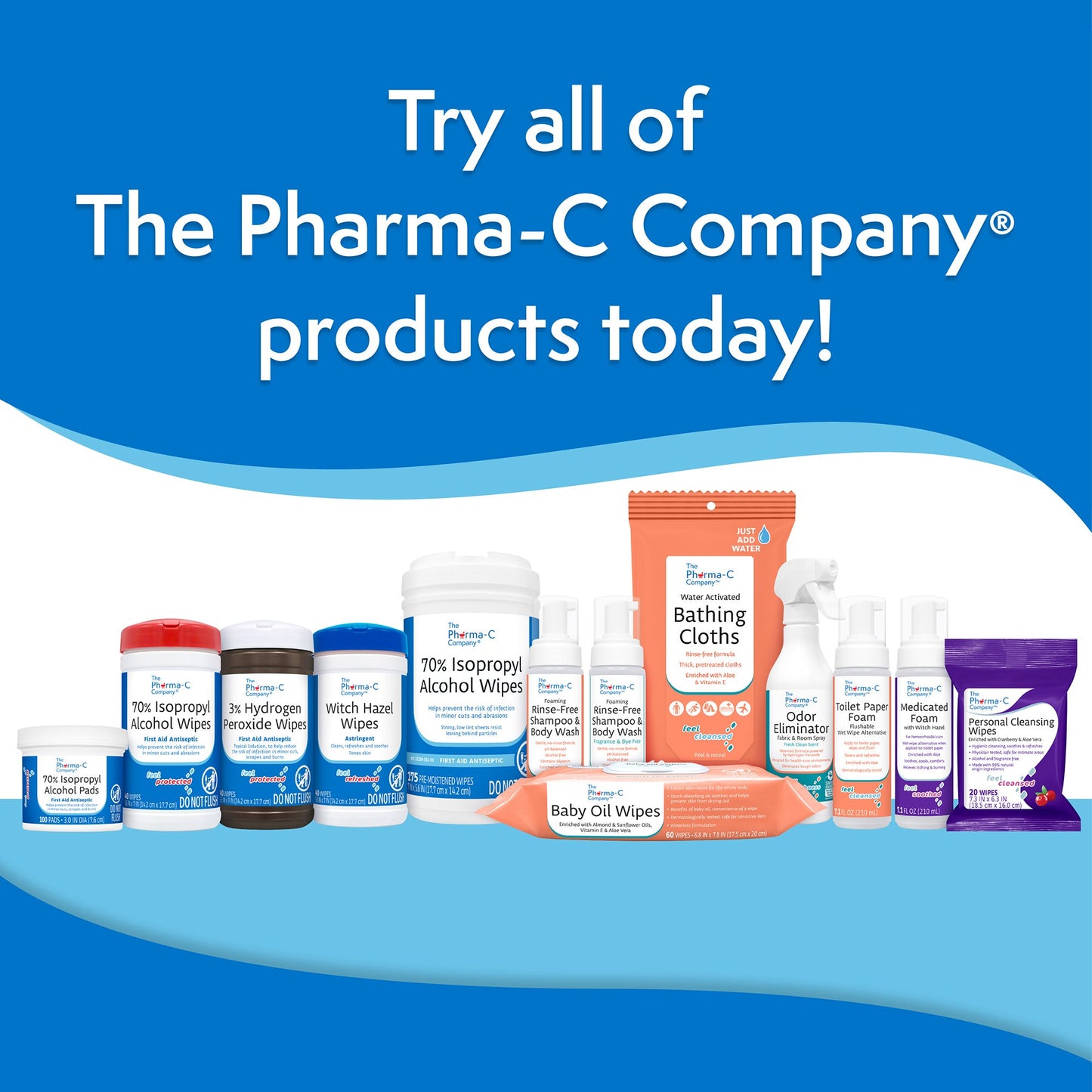 Pharma-C-Wipes® Isopropyl Alcohol Antiseptic