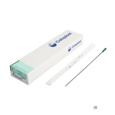Coloplast 114 Self-Cath Urethral Catheter, Straight Tip, Green, 14 Fr. 16 in.