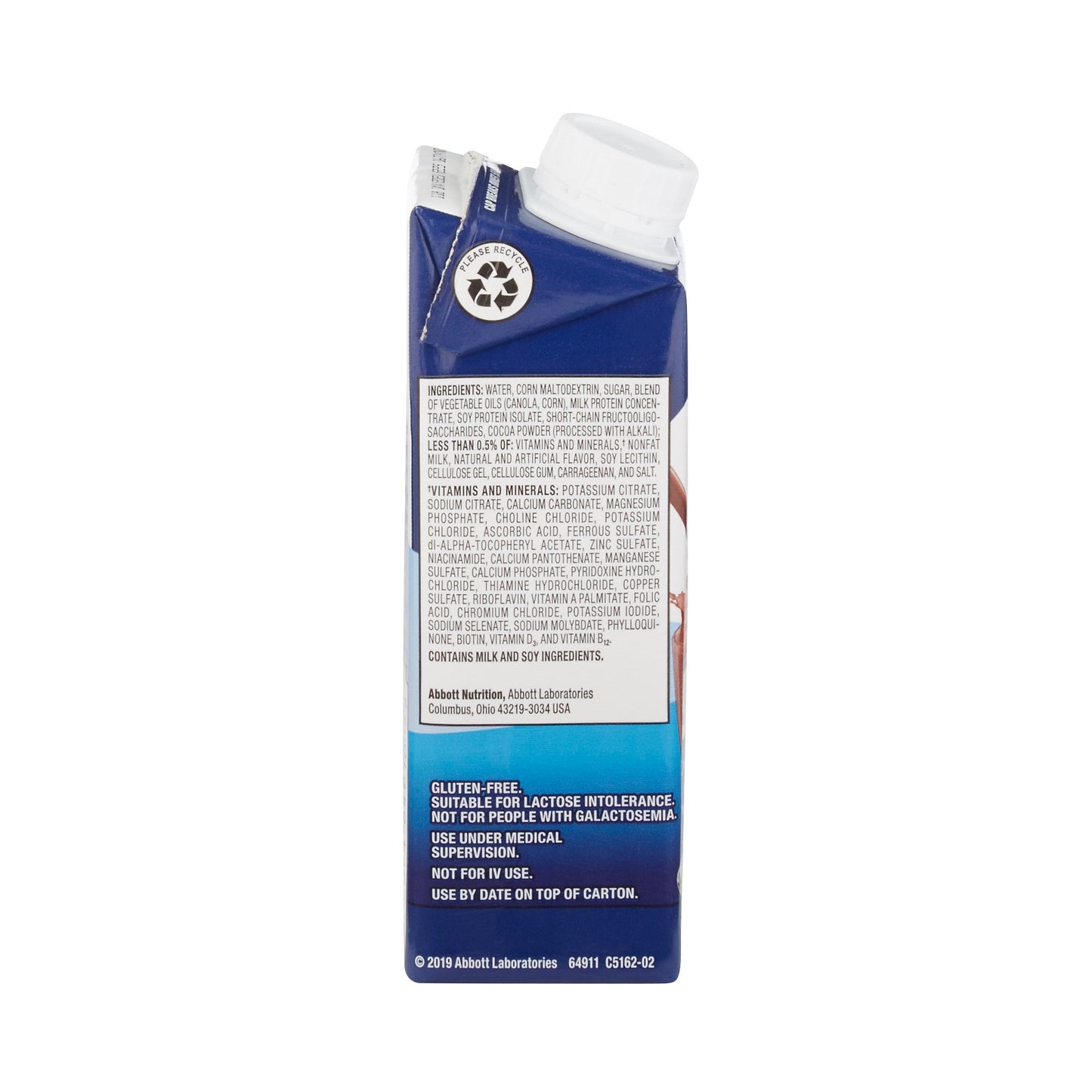 Ensure® Plus Therapeutic Nutrition, Chocolate, 8-ounce carton